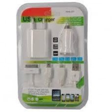 KIT CARREGADOR PARA IPHONE 3 EM 1 2G/3G/3GS